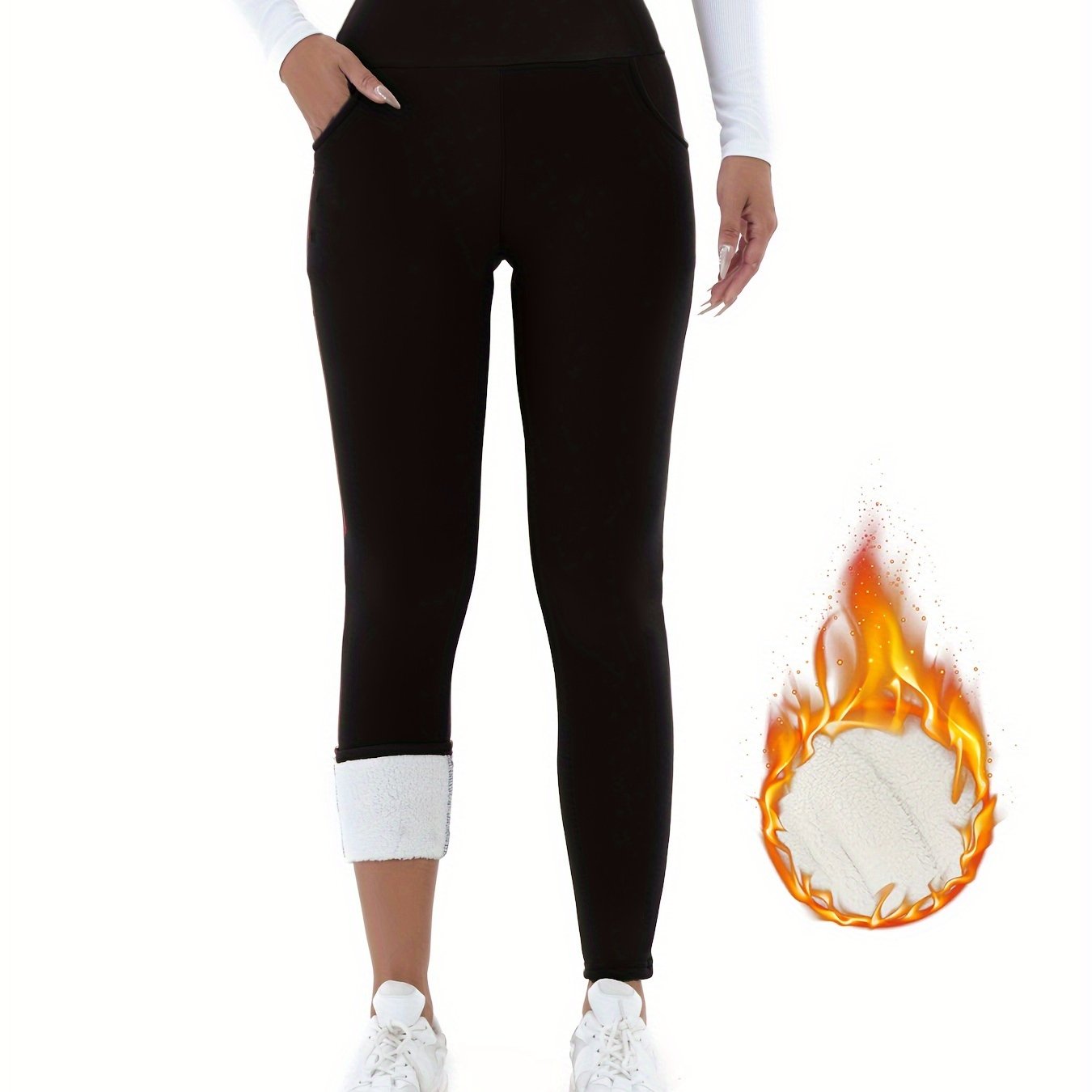 High-Waist Fleece Leggings
