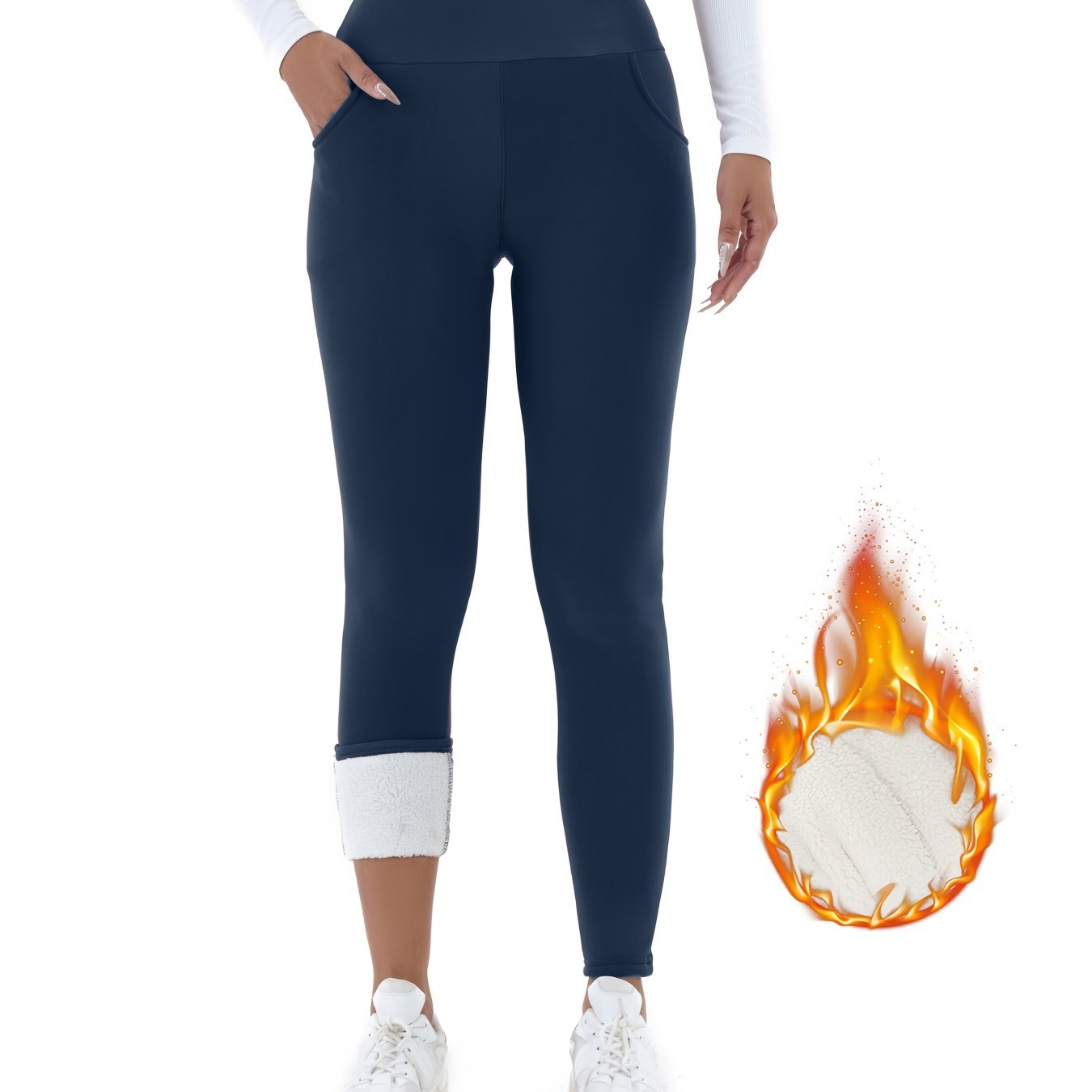 High-Waist Fleece Leggings