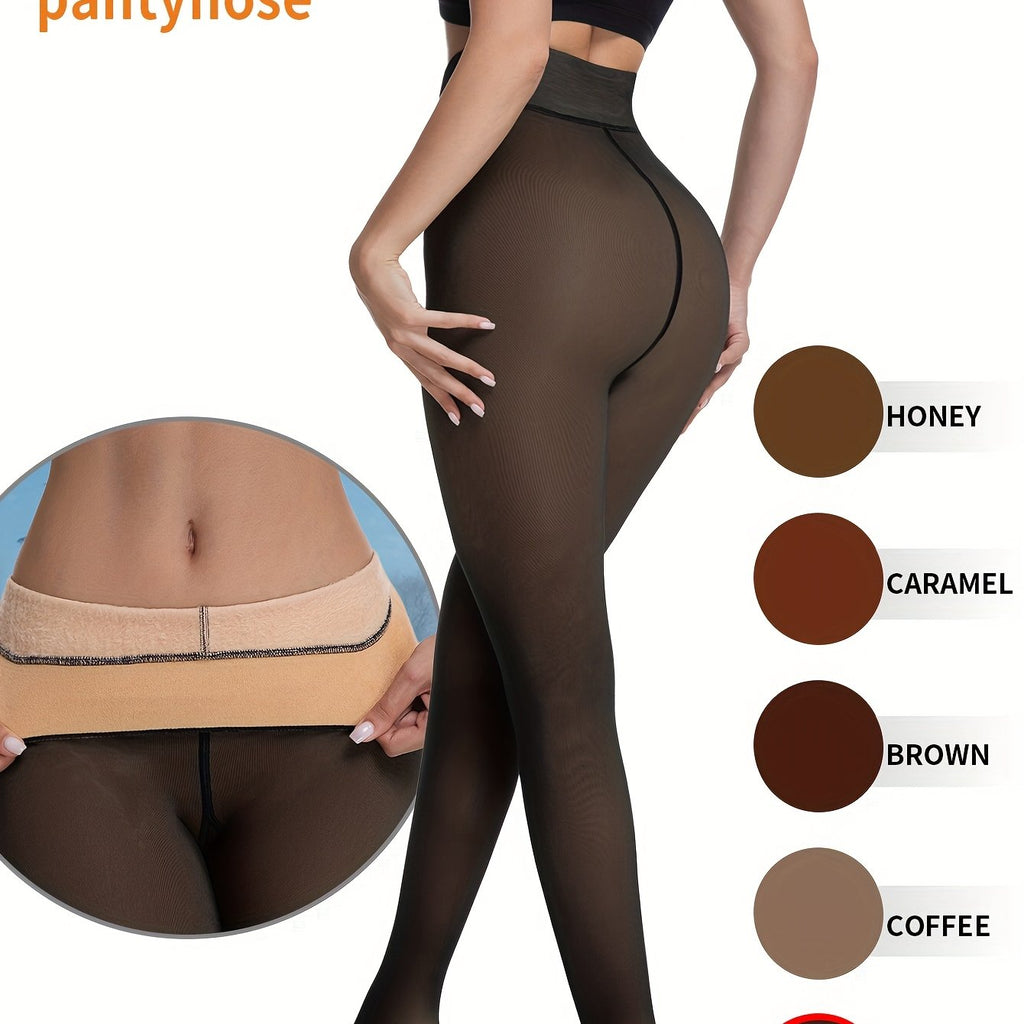 High-waisted Lined Warm Leggings