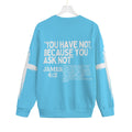 JAMES 4:2 Unisex Drop-shoulder Knitted Fleece Sweater