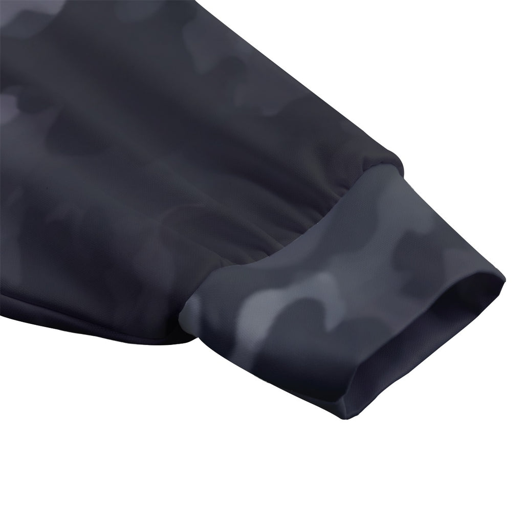 CAMO CROSS Unisex Pullover Hoodie With Zipper Closure