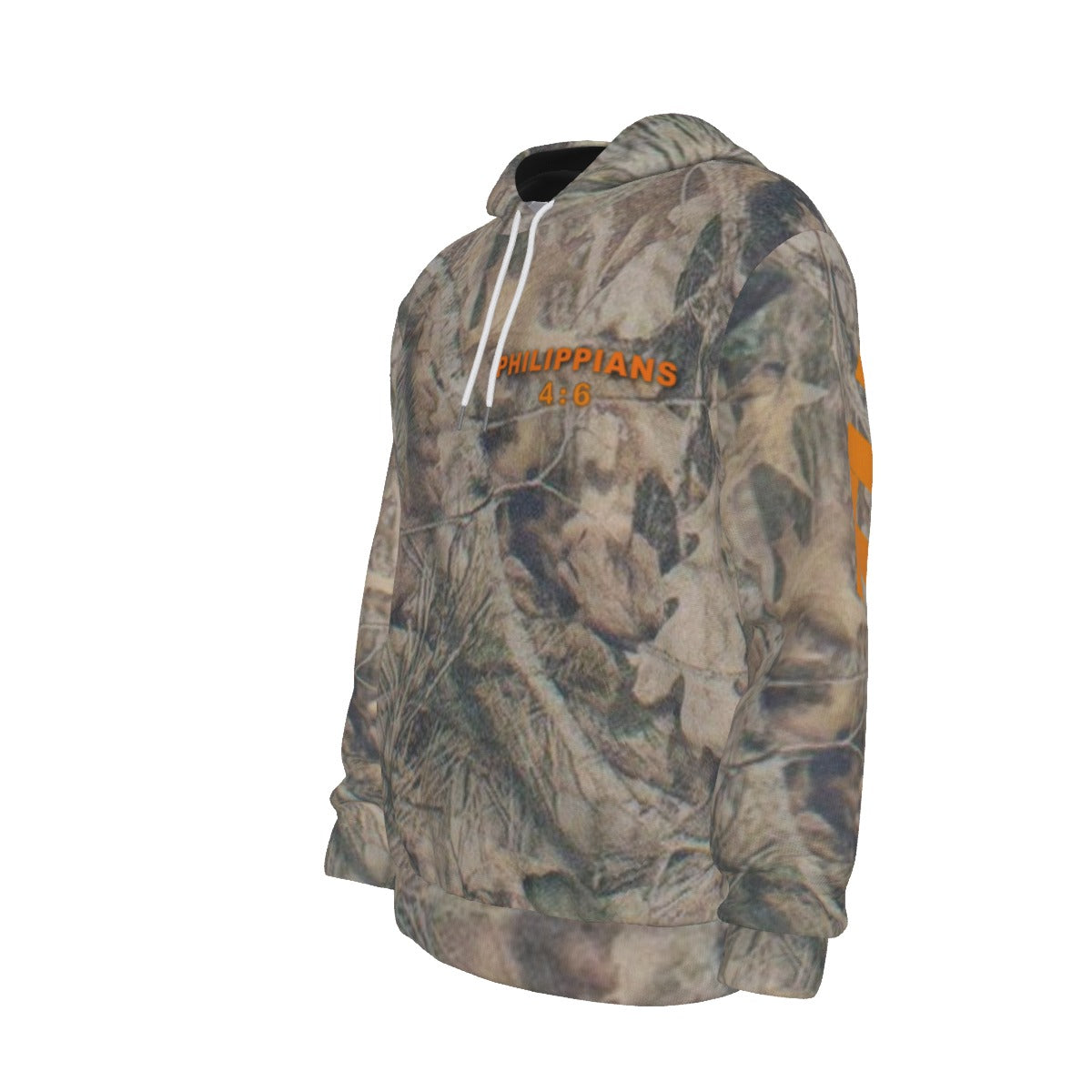 CAMO THANKFUL PHILLIPHIANS 4:6 Thicken Pullover Hoodie