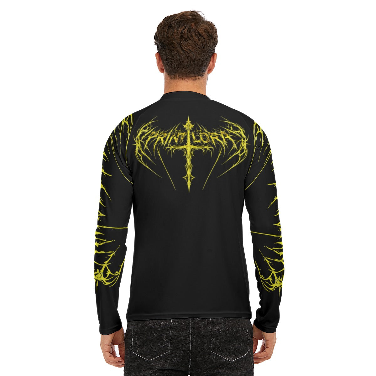 PRINTLORA NEON CROSS Long Sleeve Tight surf clothing
