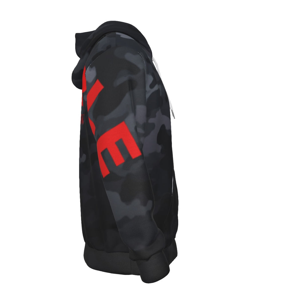 BLACK CAMO DISCIPLE Thicken Pullover Hoodie