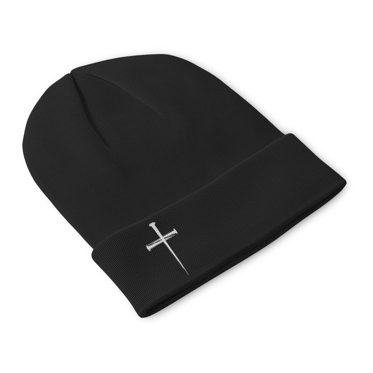 NAILED TO THE CROSS Knitted BEANIE Hat