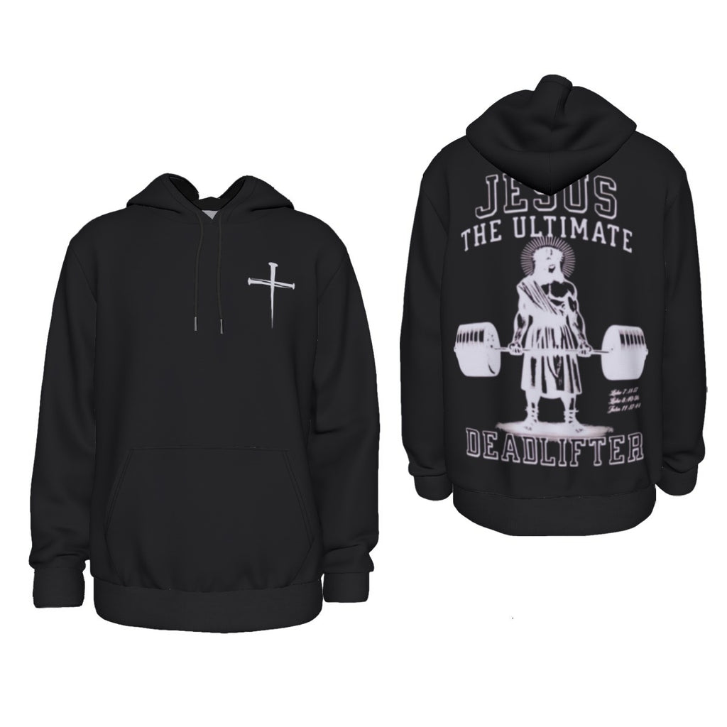 JESUS THE ULTIMATE DEADLIFTER Pullover Hoodie