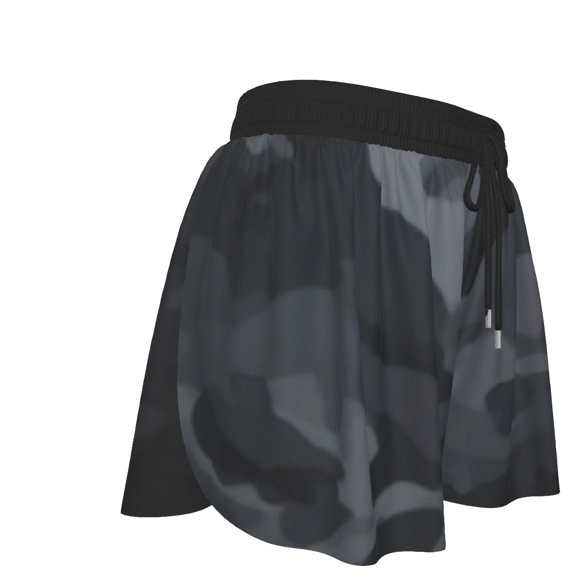 BLACK CAMO Women's Sport Skorts With Pocket