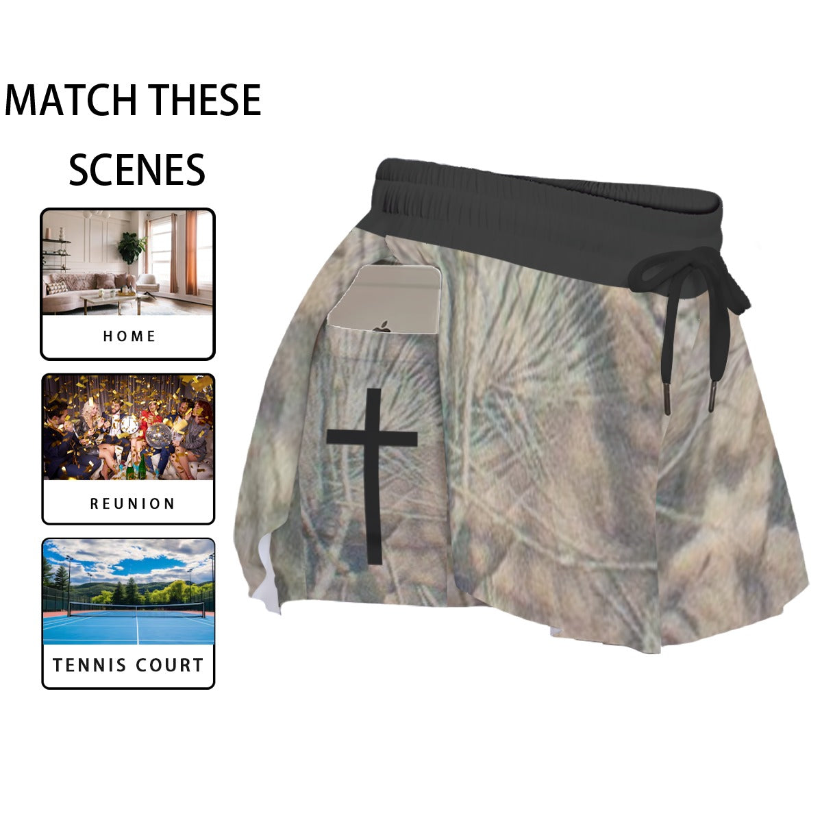 CAMO Women's Sport Skorts With Pocket