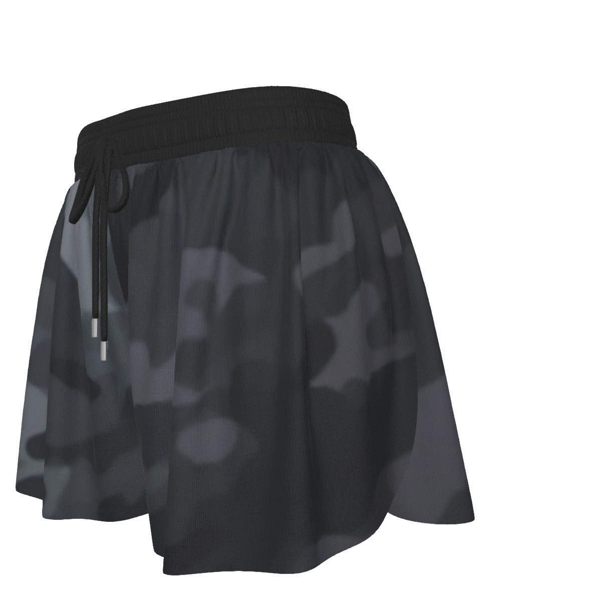 BLACK CAMO Women's Sport Skorts With Pocket