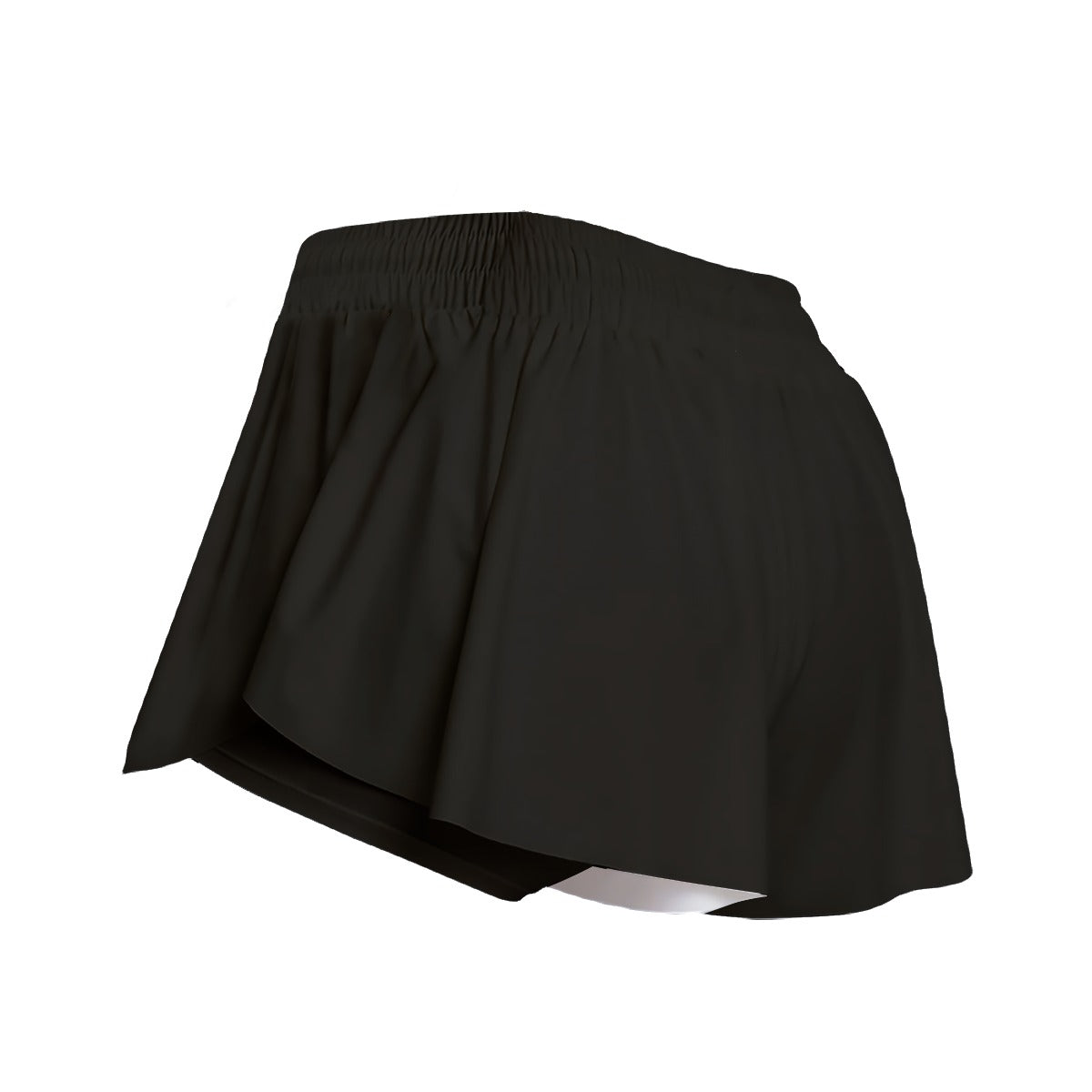 BRASIL WE ALL NEED JESUS Women's Black Sport Skorts With Pockets