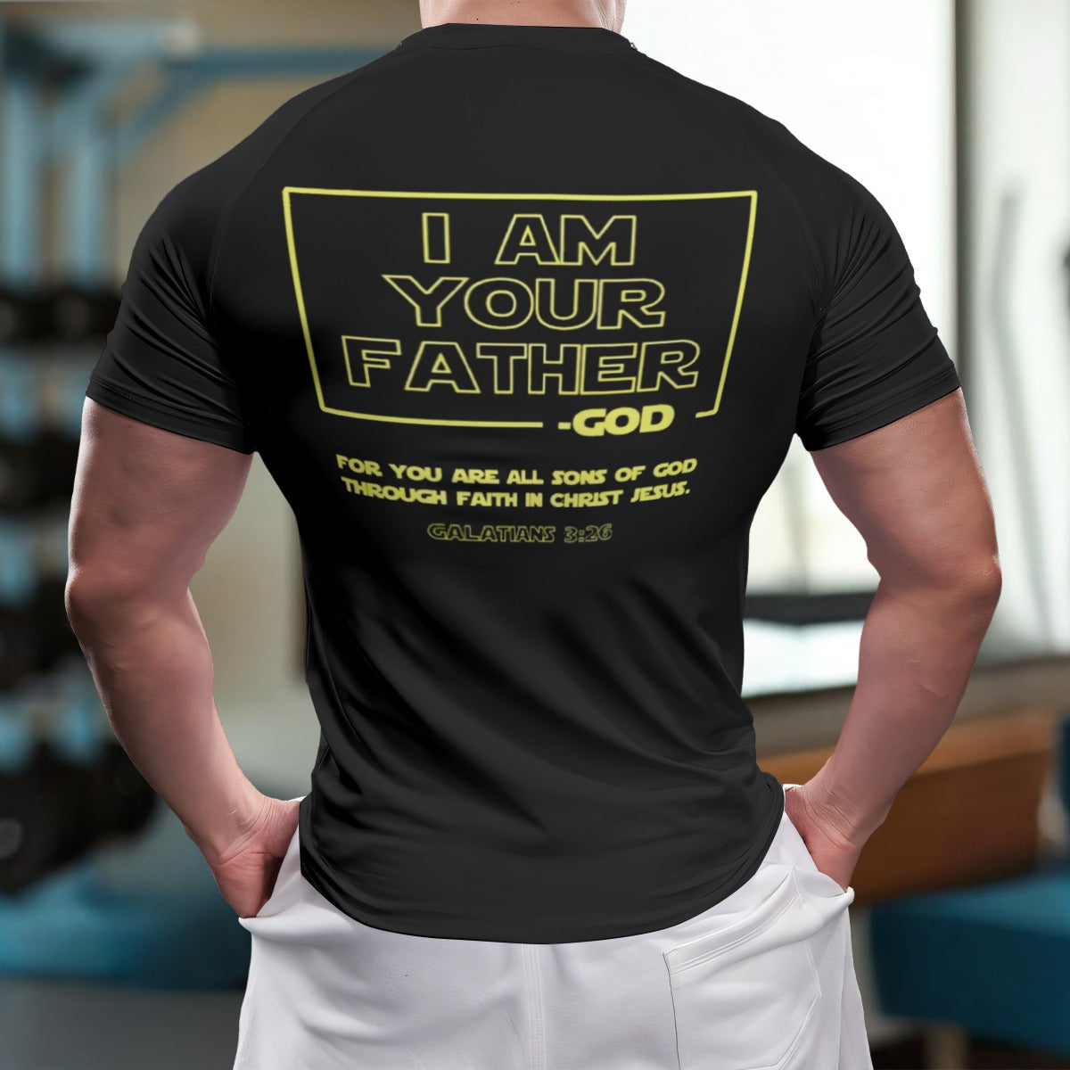 I AM YOUR FATHER Unisex Yoga Sports Short Sleeve T-Shirt