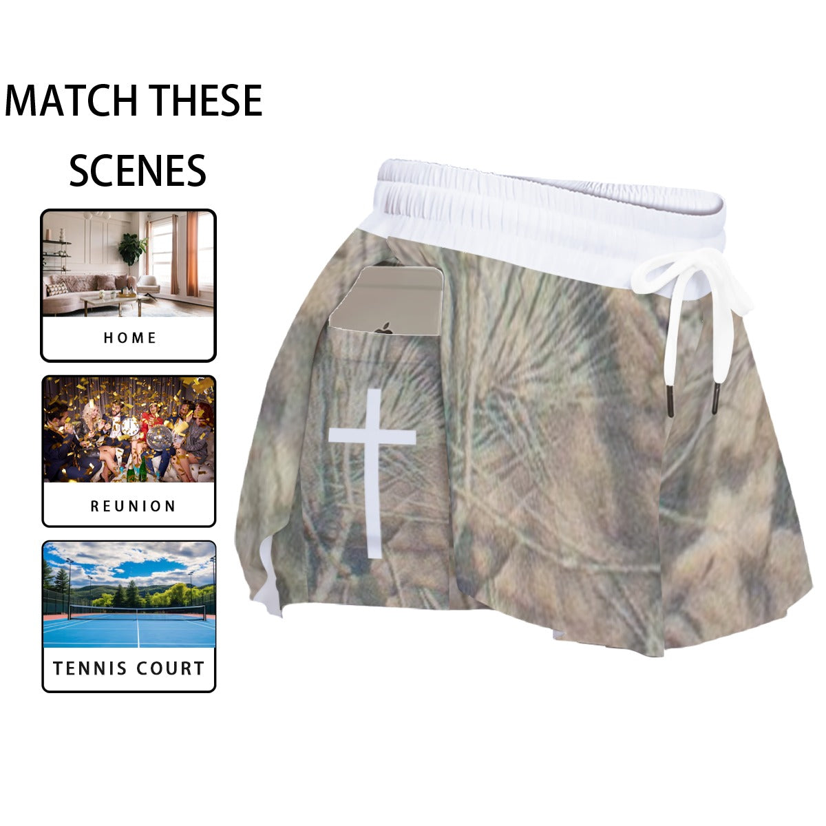CAMO Women's Sport Skorts With Pockets