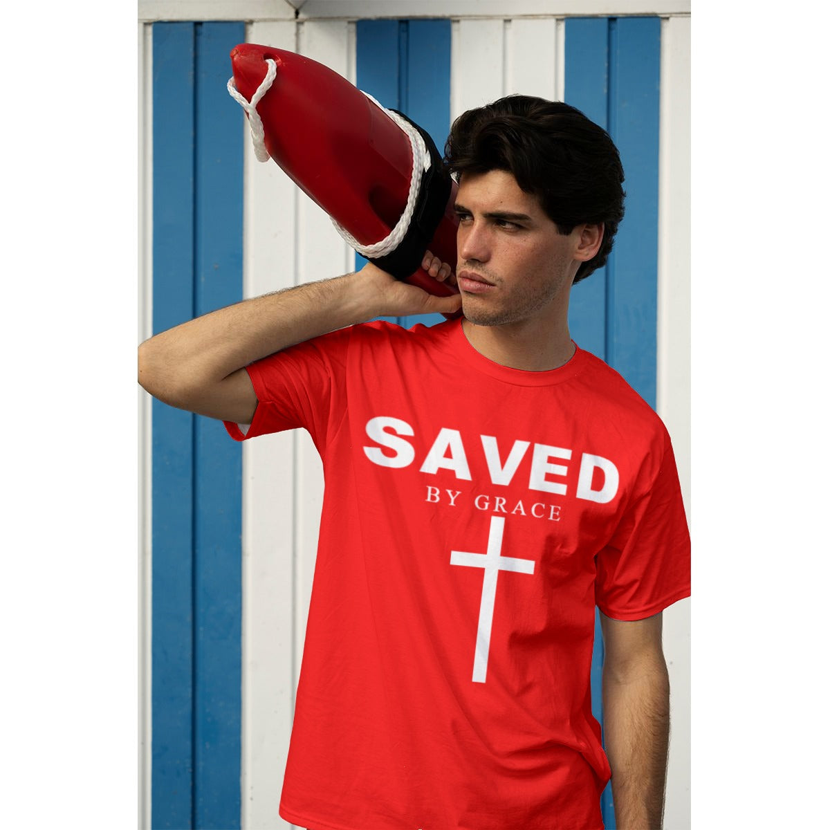 SAVED EPHESIANS 2:8-9 O-Neck T-Shirt