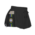 BRASIL WE ALL NEED JESUS Women's Black Sport Skorts With Pockets