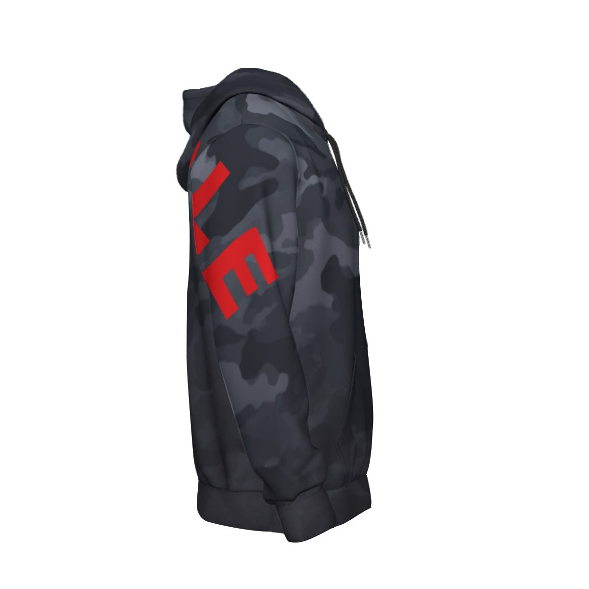 BLACK CAMO DISCIPLE Thicken Pullover Hoodie