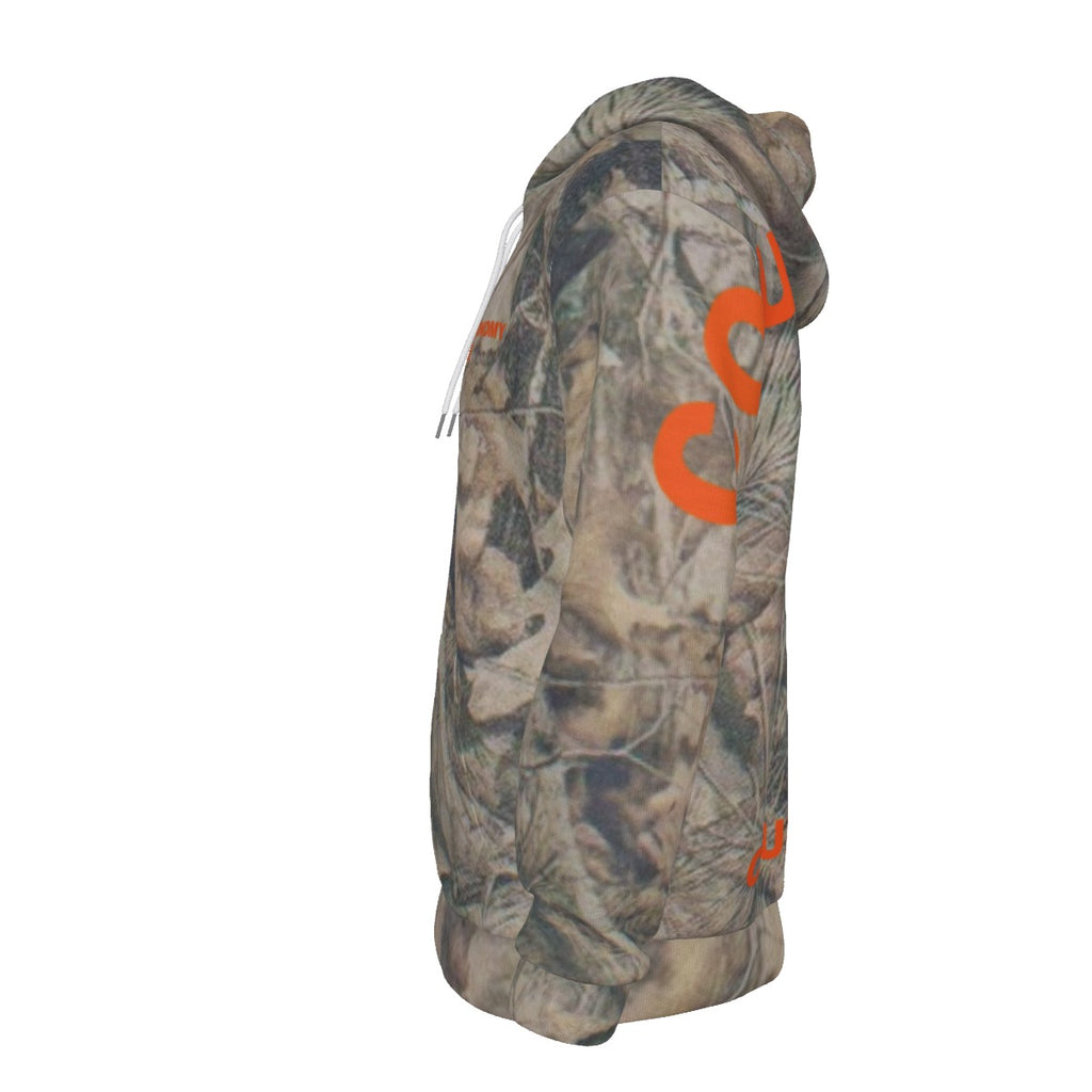 CAMO COURAGEUOS Deuteronomy 31:6 Thicken Pullover Hoodie