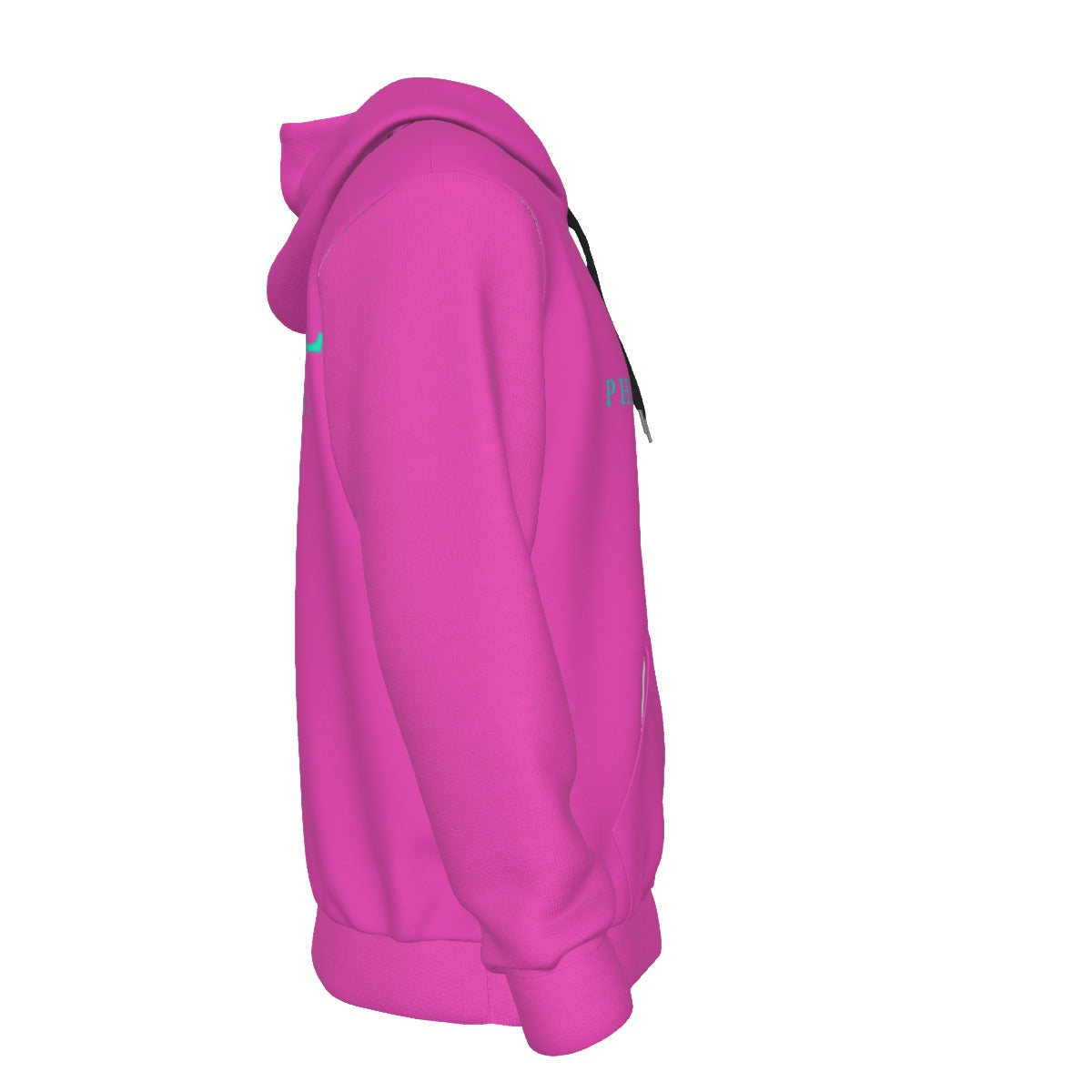 HOT PINK THANKFUL PHILIPPIANS 4:6 Thicken Pullover Hoodie