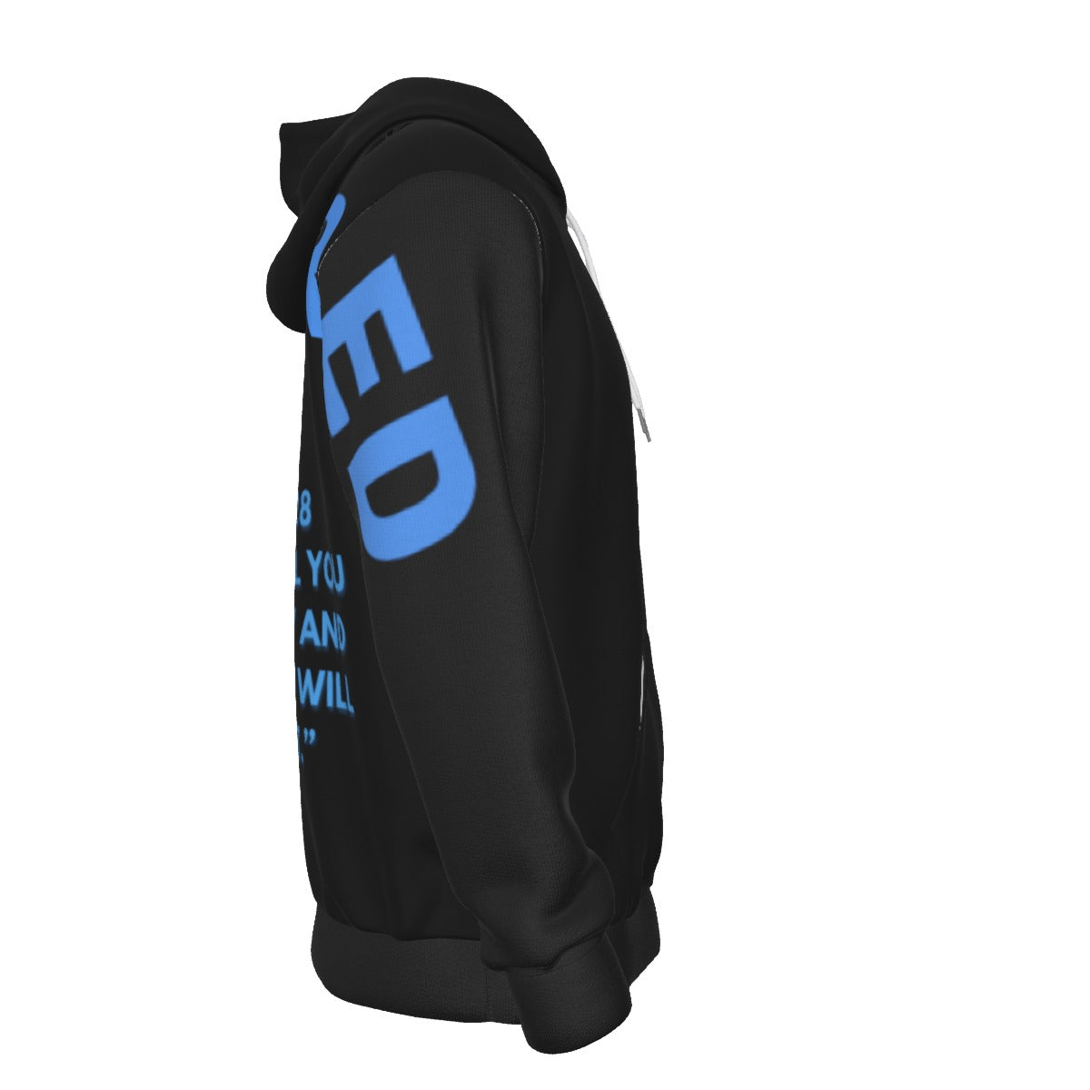 BLK MATTHEW 11:28 Thicken Pullover Hoodie