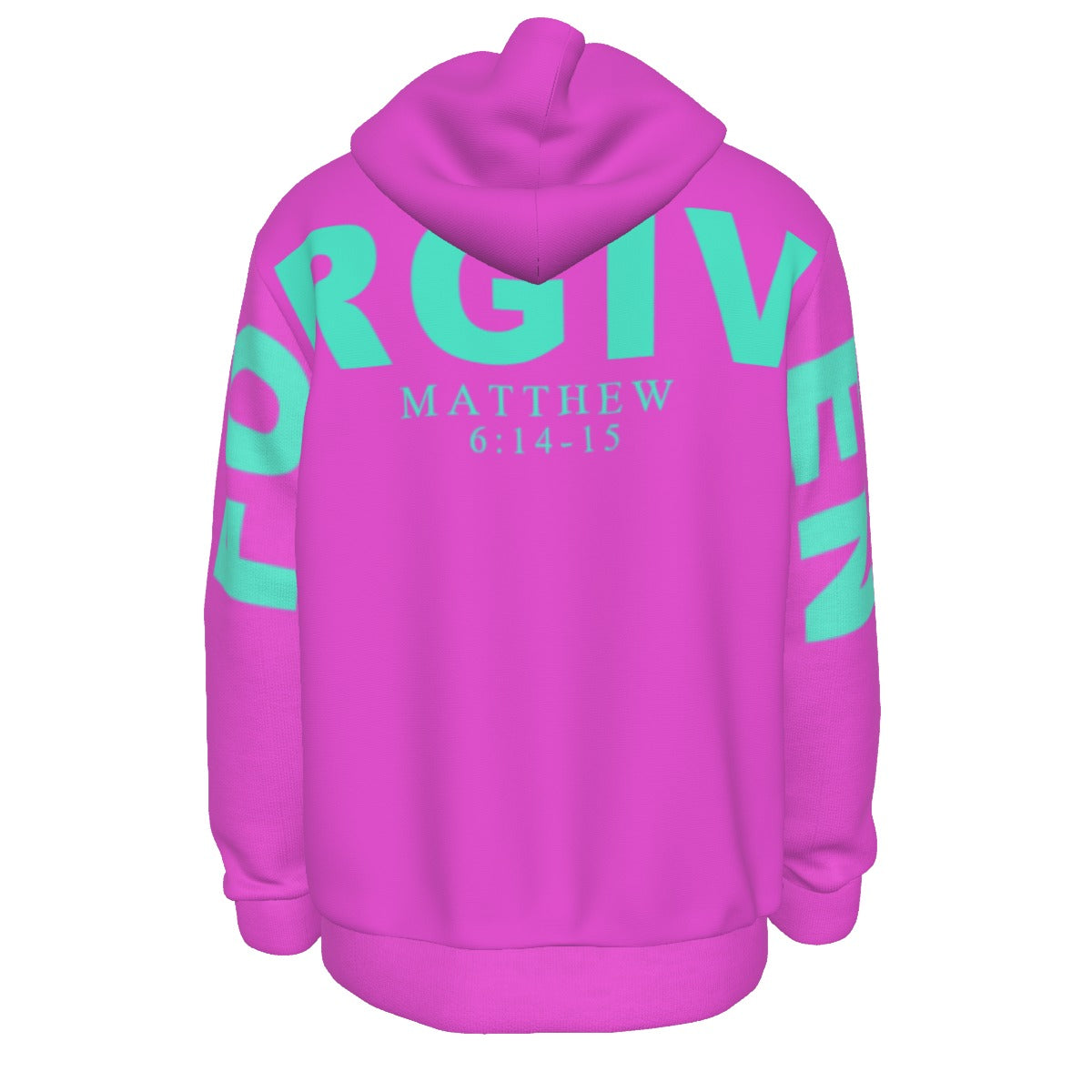 HOT PINK FORGIVEN Thicken Pullover Hoodie