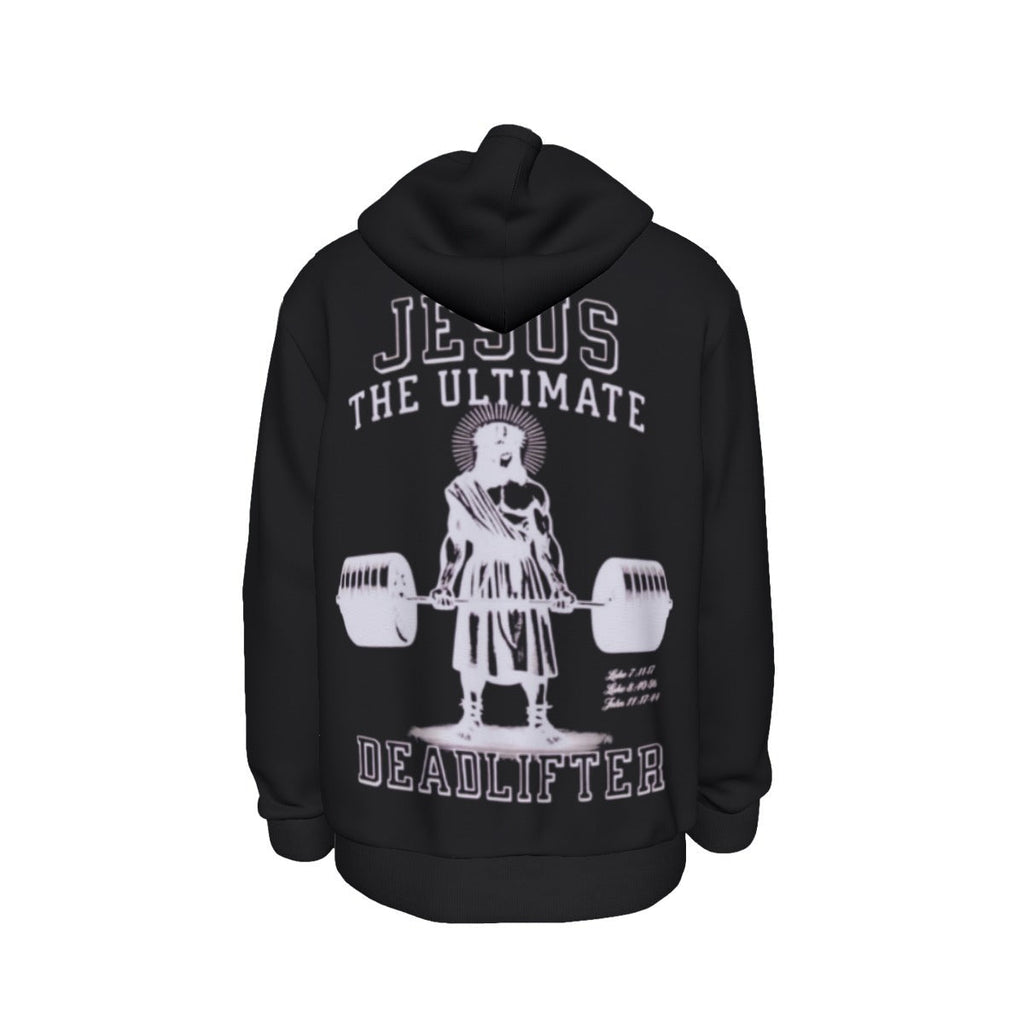 JESUS THE ULTIMATE DEADLIFTER Pullover Hoodie