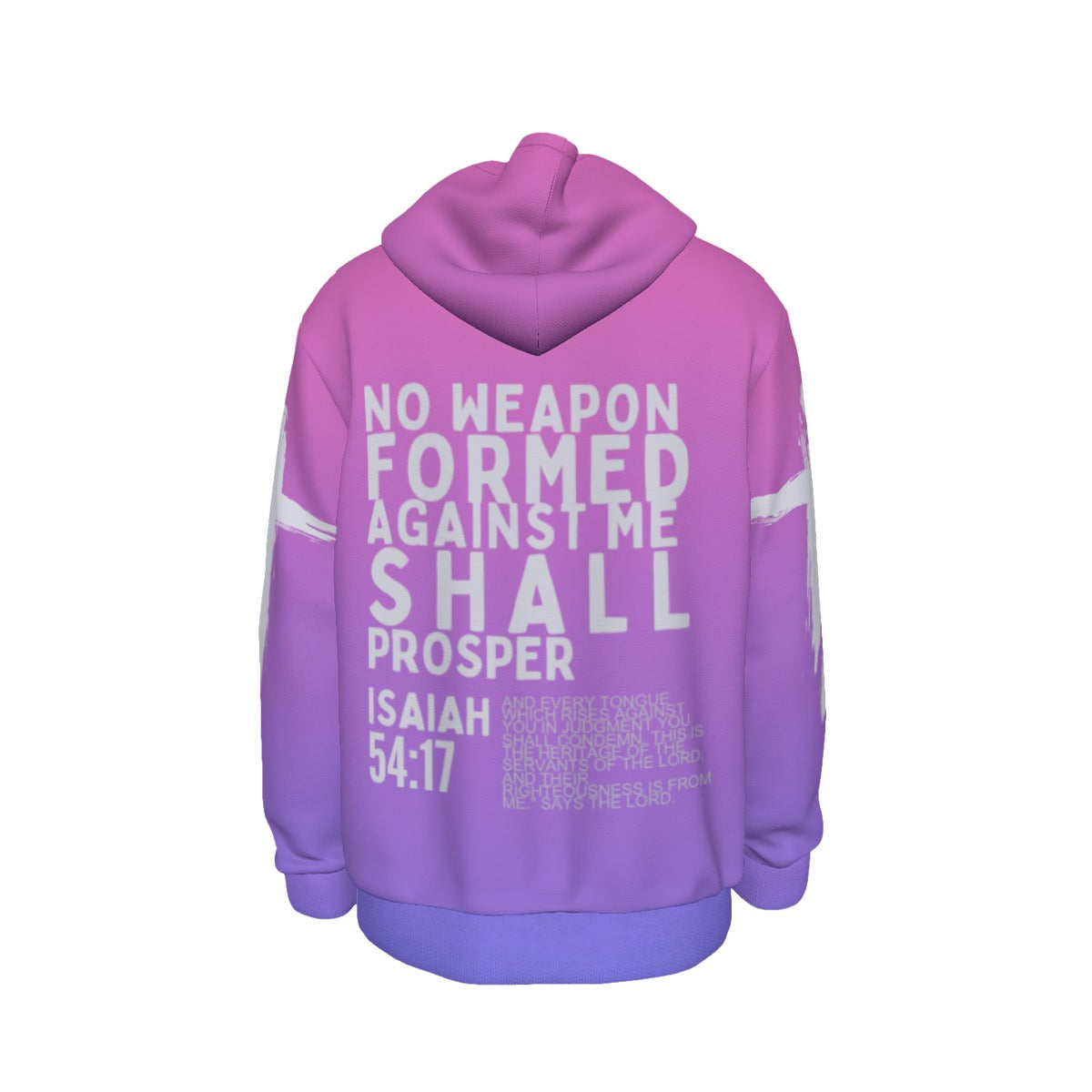ISAIAH 54:17 Thicken Pullover Hoodie