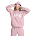 FAITH OVER FEAR Women's Travel Nap Hoodie with Built-in Eye Mask