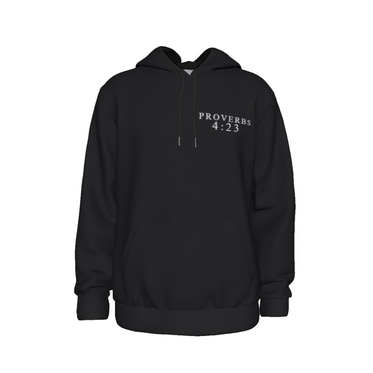 BLK PROVERBS 4:23 Thicken Pullover Hoodie