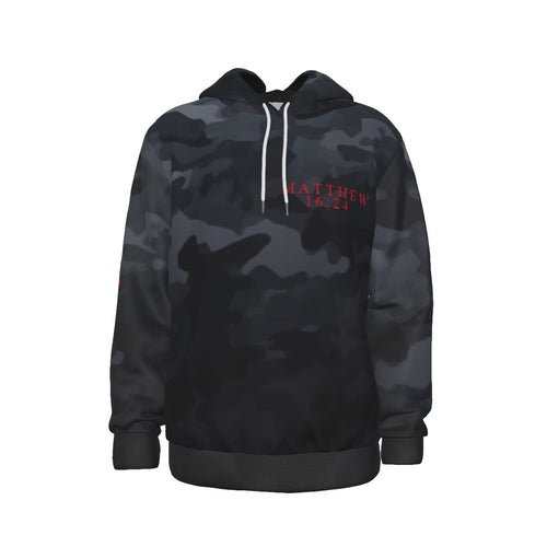 BLACK CAMO DISCIPLE Thicken Pullover Hoodie