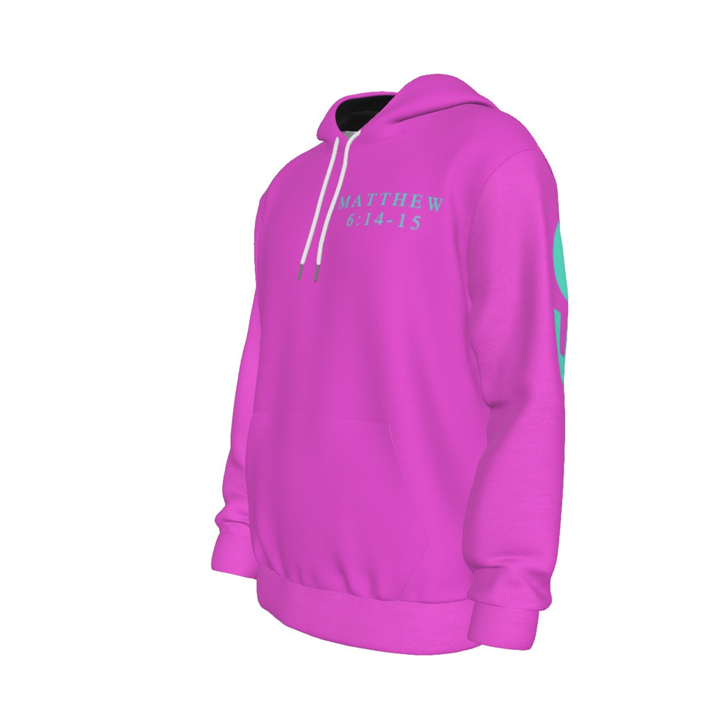 HOT PINK FORGIVEN Thicken Pullover Hoodie