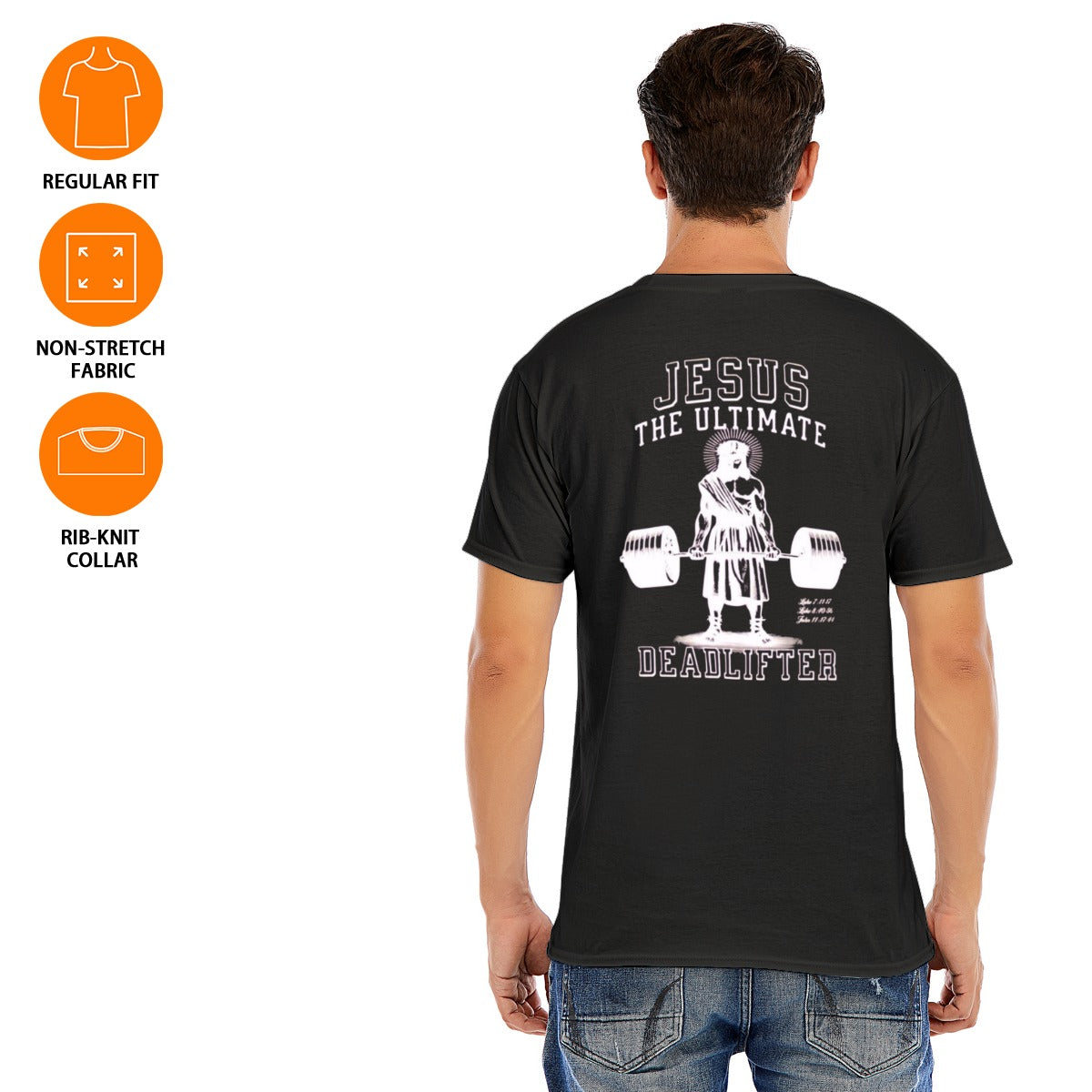 THE ULTIMATE DEADLIFTER Unisex O-neck Short Sleeve T-shirt | 180GSM Cotton (DTF)