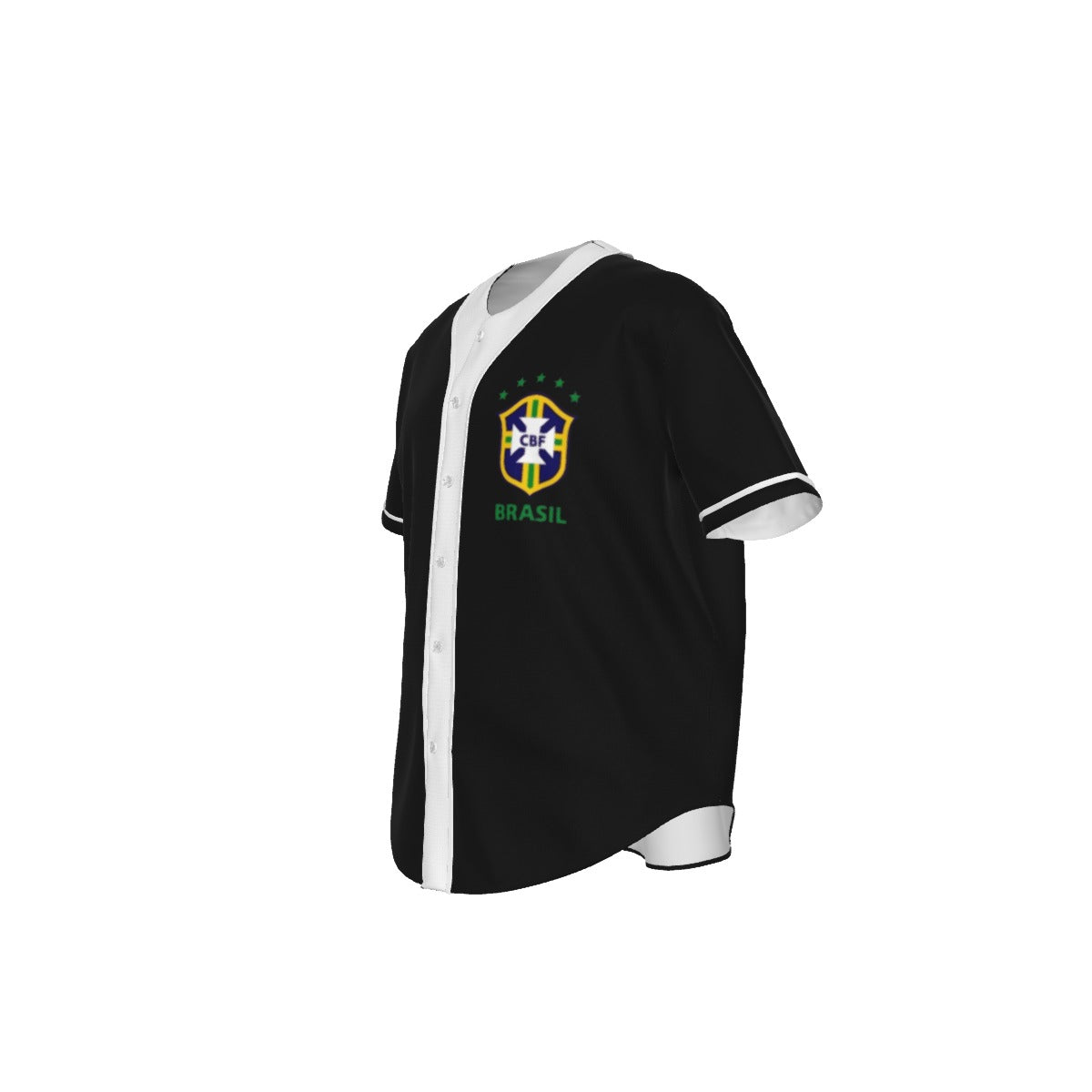 BRASIL Men's Short Sleeve Jersey With Pinstripes