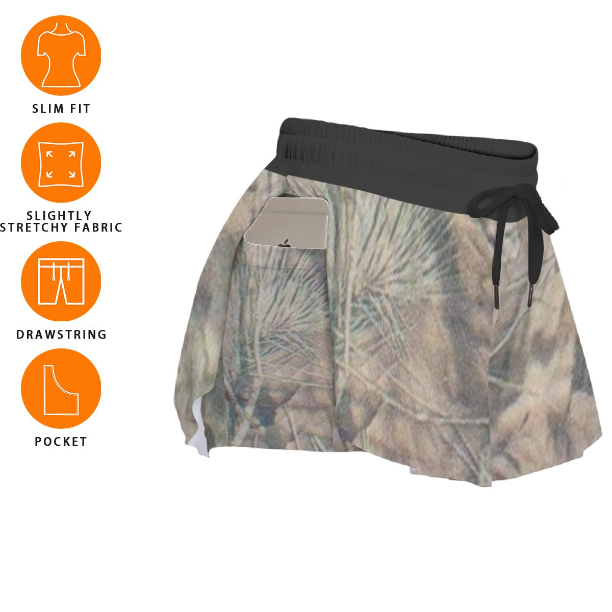 CAMO Women's Sport Skorts With Pocket