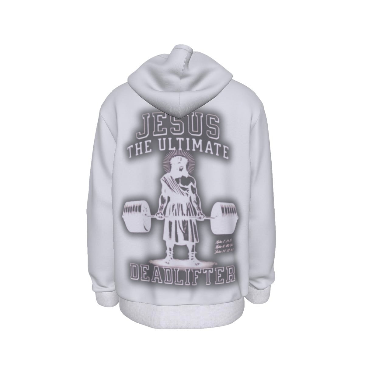 JESUS THE ULTIMATE DEADLIFTER Thicken Pullover Hoodie