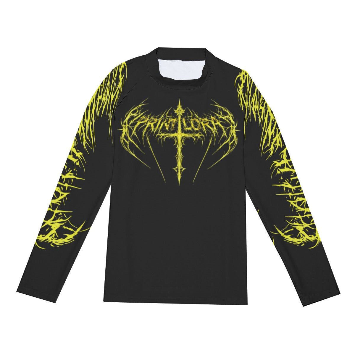 PRINTLORA NEON CROSS Long Sleeve Tight surf clothing