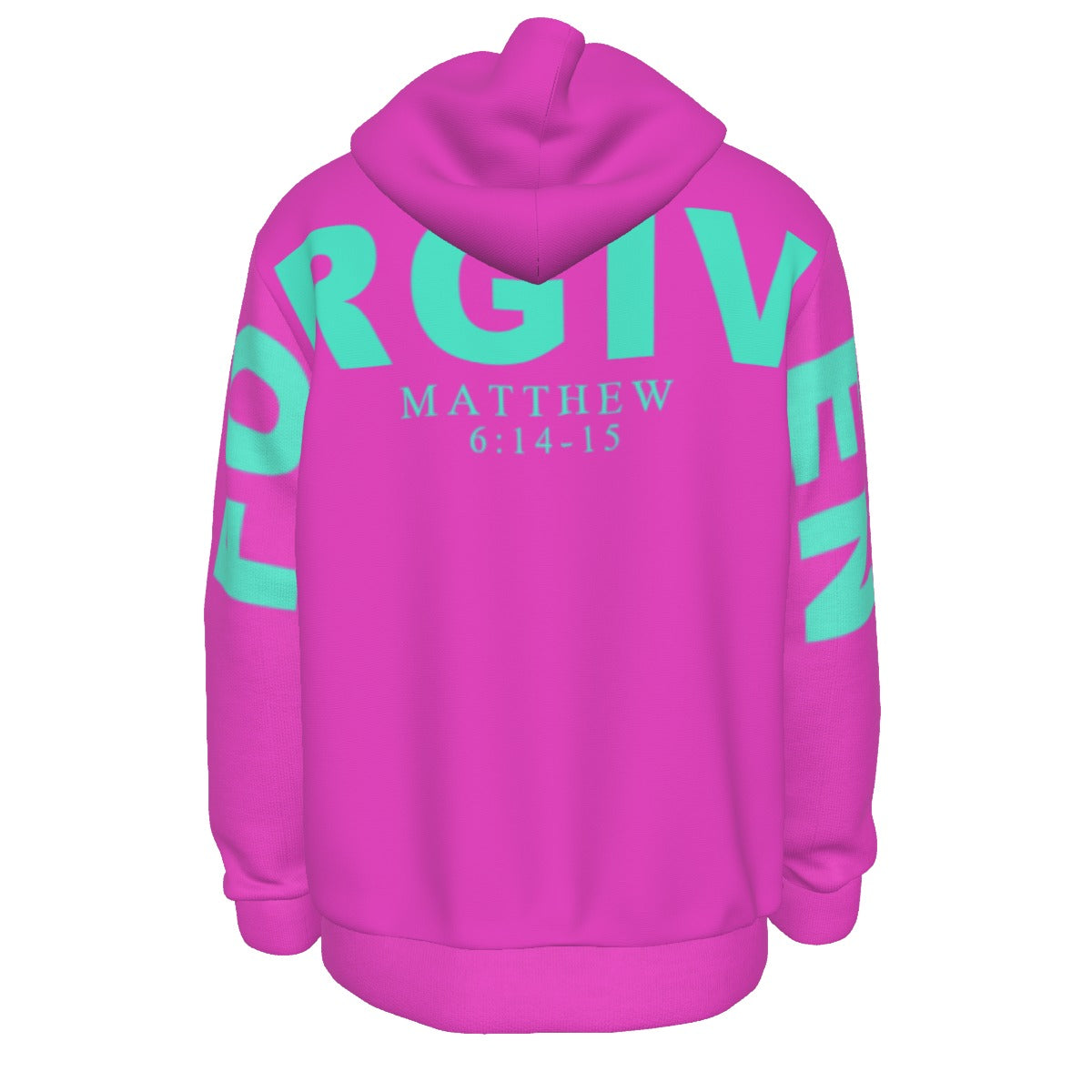 HOT PINK FORGIVEN Thicken Pullover Hoodie