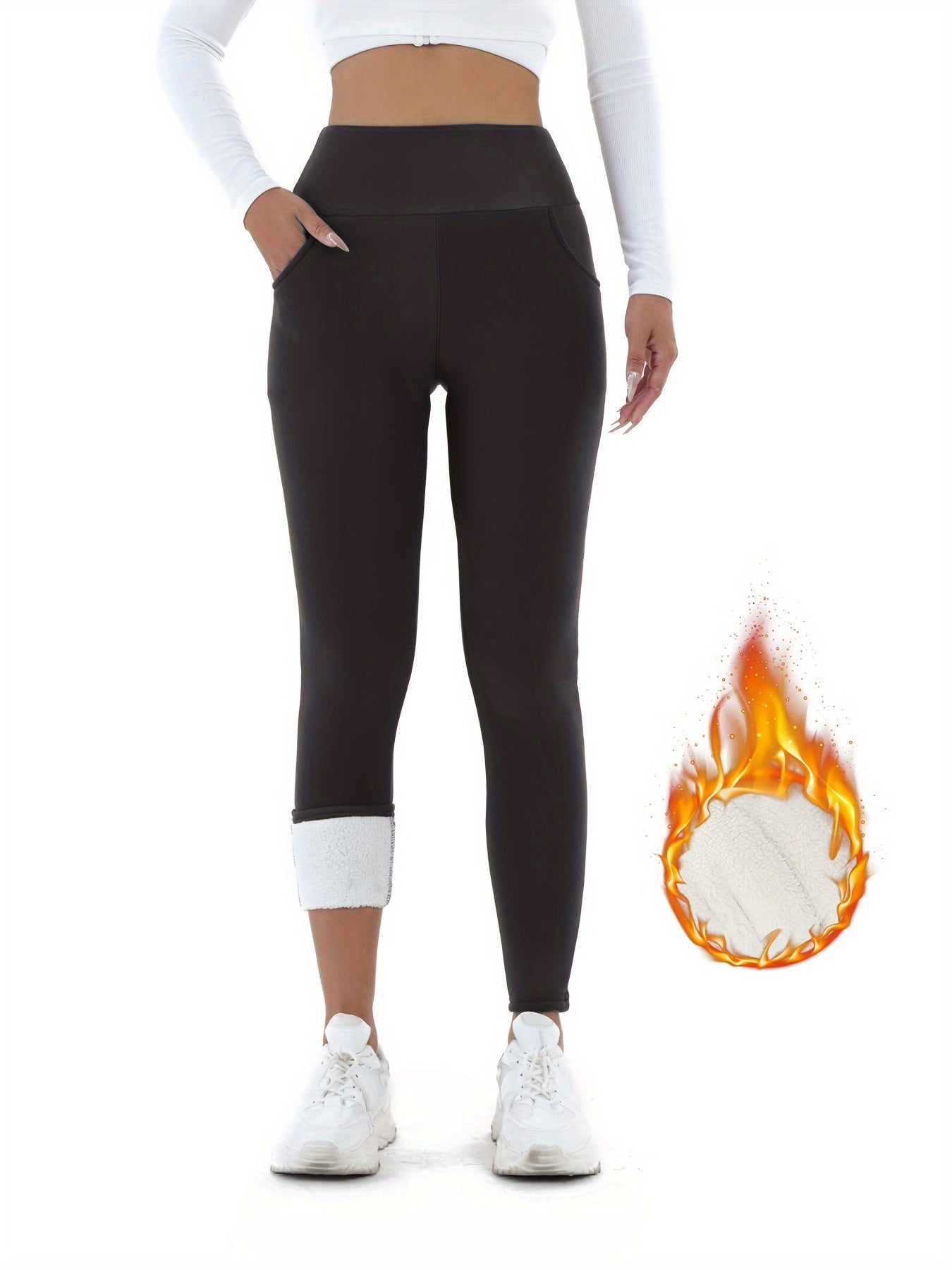 High-Waist Fleece Leggings