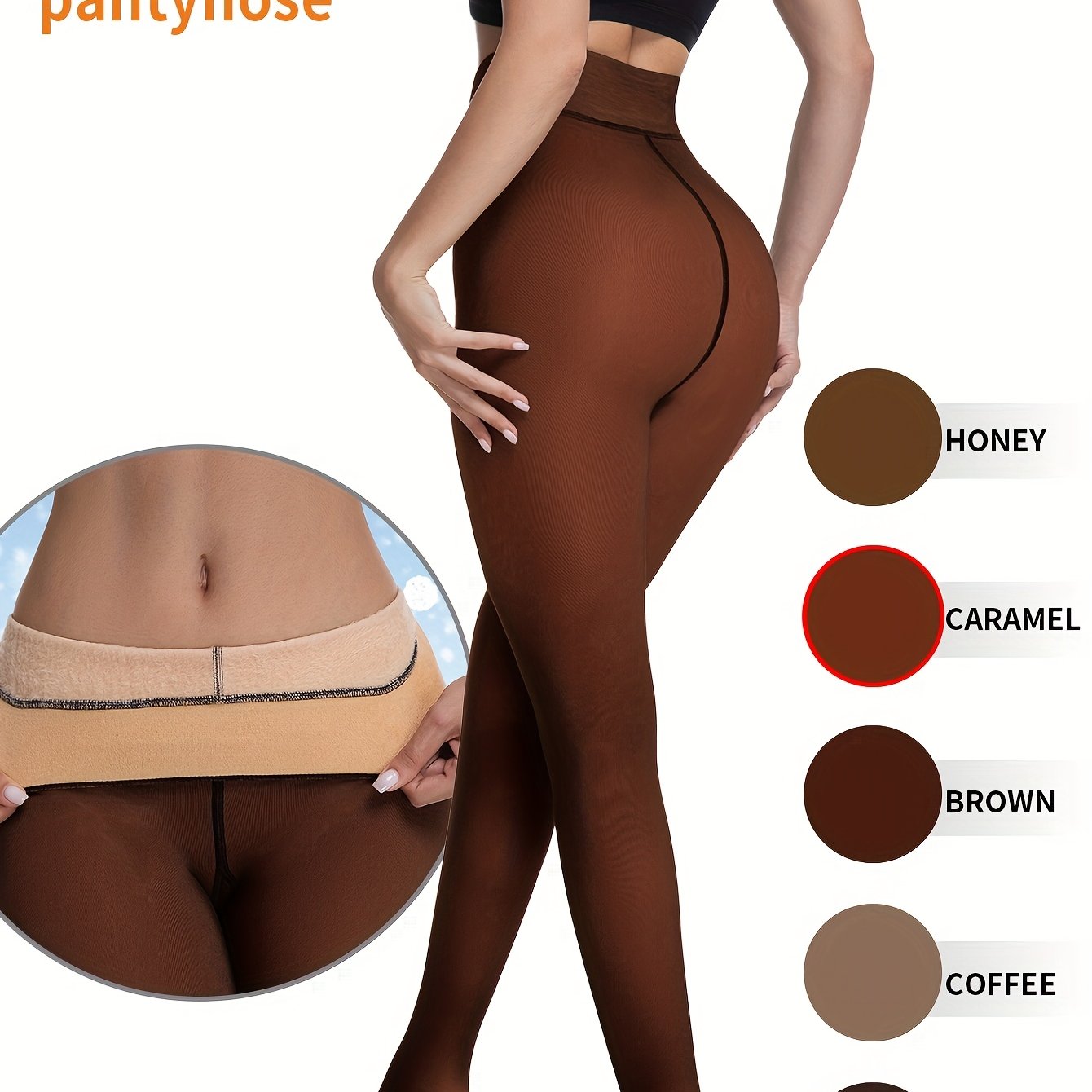 High-waisted Lined Warm Leggings