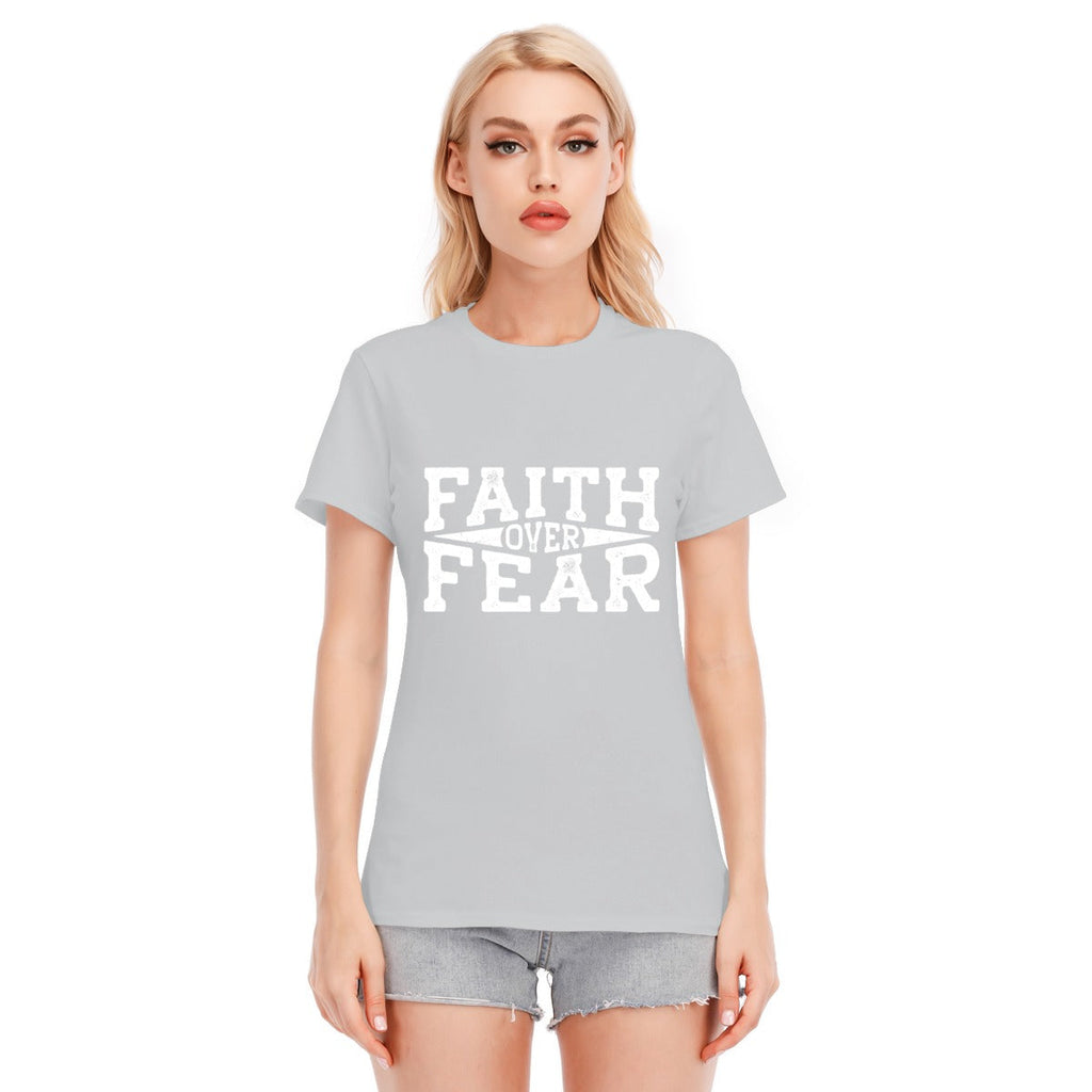 FAITH OVER FEAR Unisex Cotton T-shirt