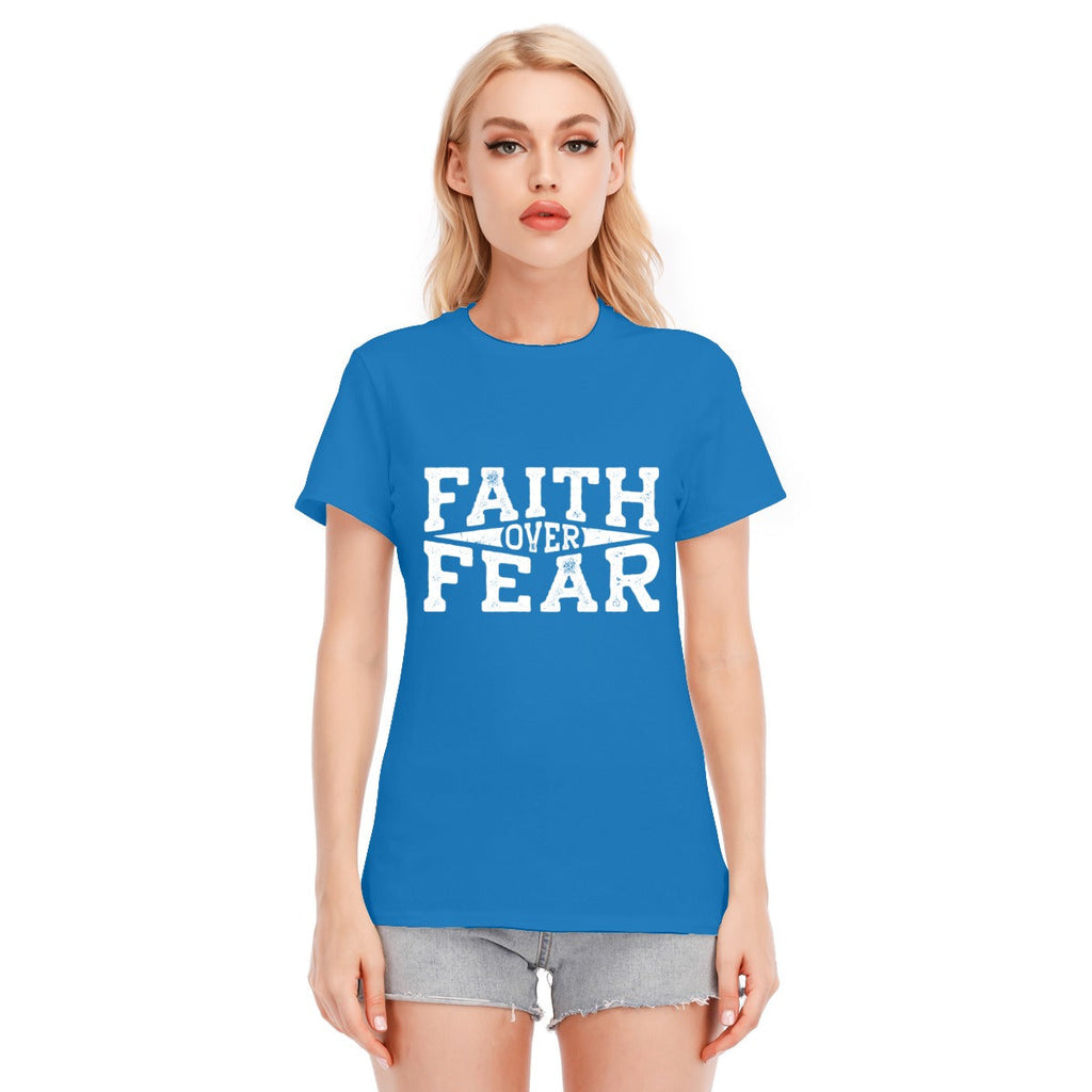 FAITH OVER FEAR Unisex Cotton T-shirt