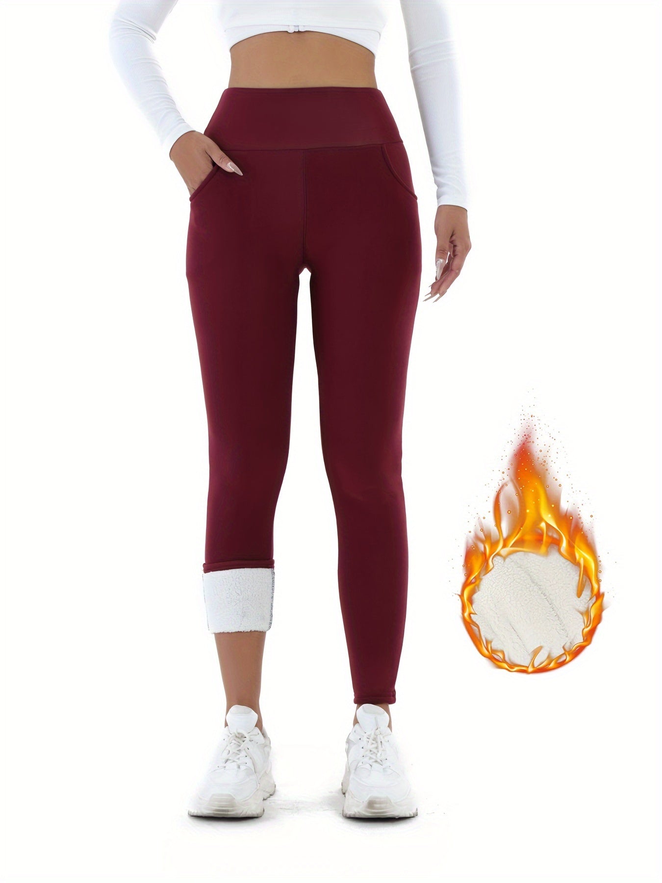 High-Waist Fleece Leggings
