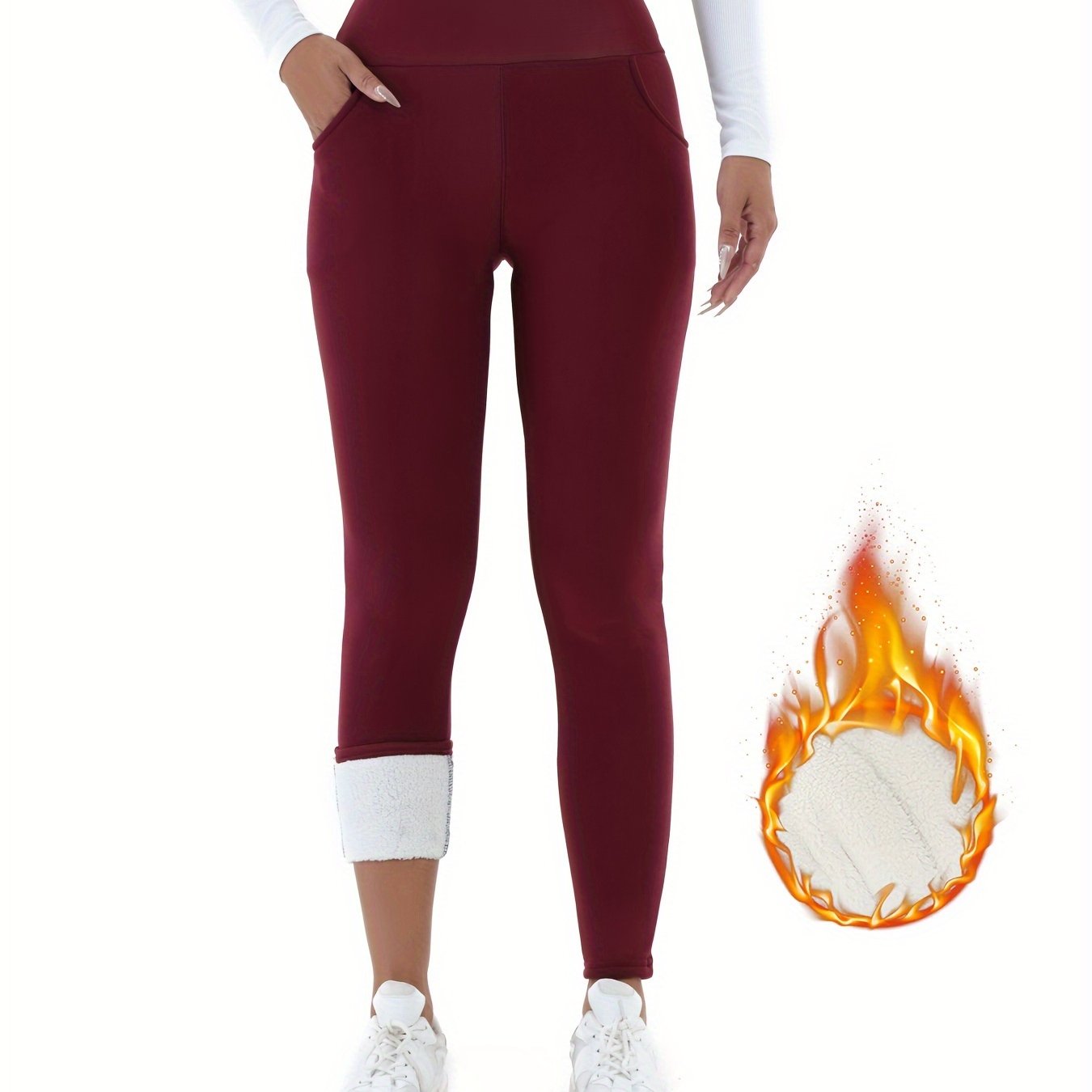 High-Waist Fleece Leggings