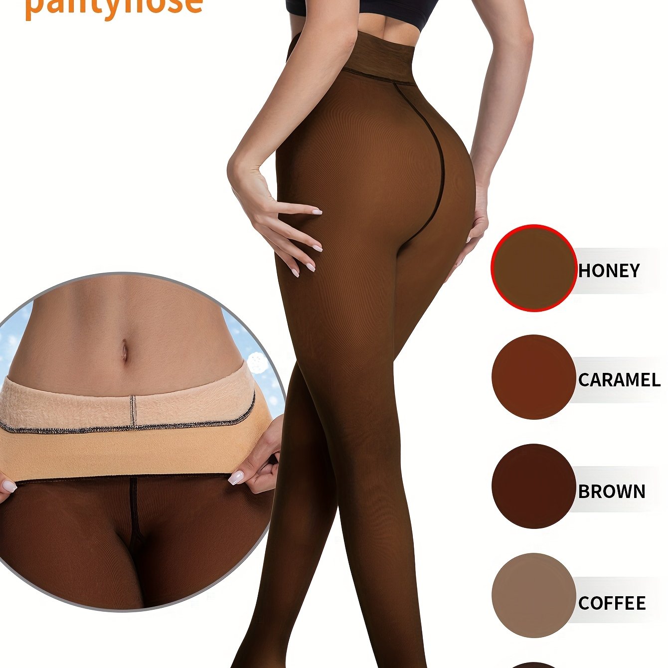 High-waisted Lined Warm Leggings