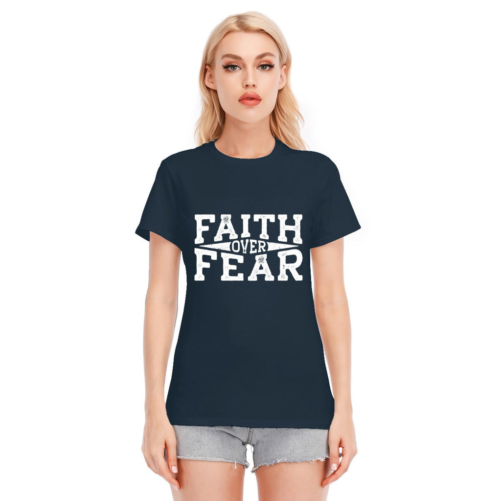 FAITH OVER FEAR Unisex Cotton T-shirt