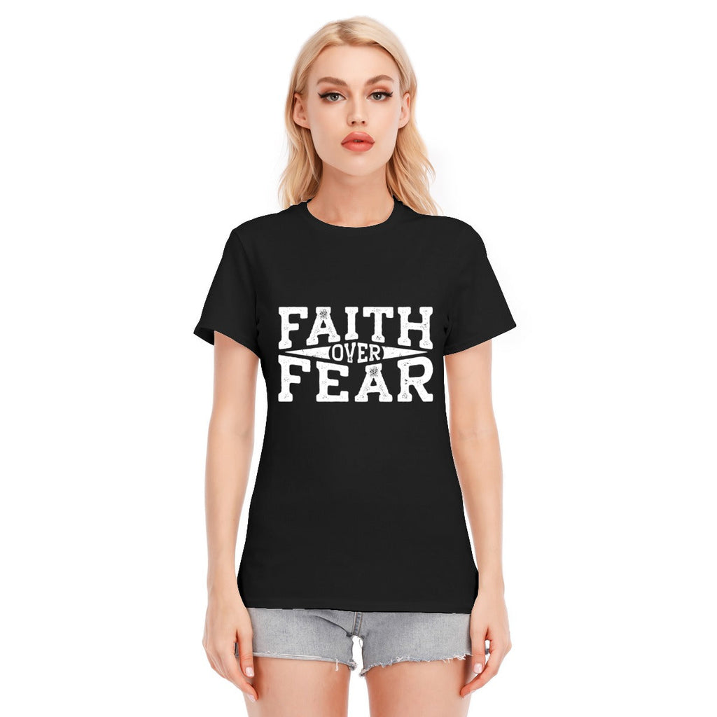 FAITH OVER FEAR Unisex Cotton T-shirt