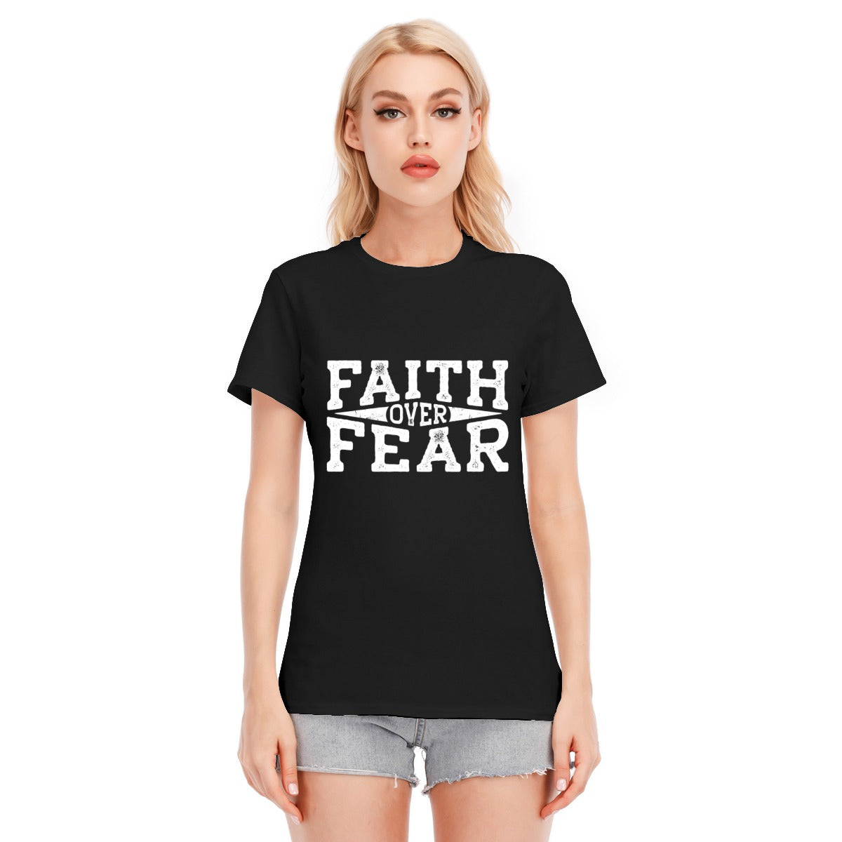 FAITH OVER FEAR Unisex Cotton T-shirt